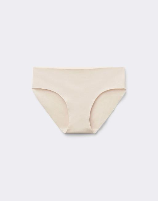 Tezenis Seamless cotton knickers in ivory, 5 of 6