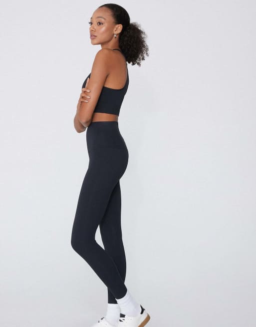 Tezenis Shaping leggings in black, 4 of 6