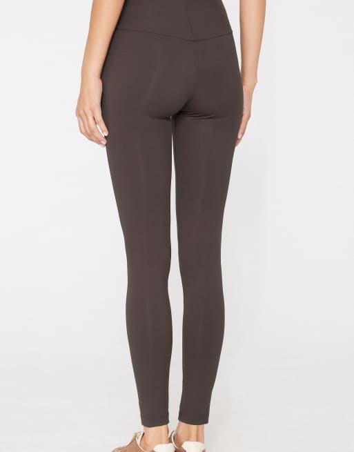 Tezenis Shaping leggings in chocolate, 2 of 5