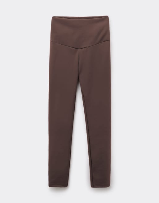 Tezenis Shaping leggings in chocolate, 5 of 5
