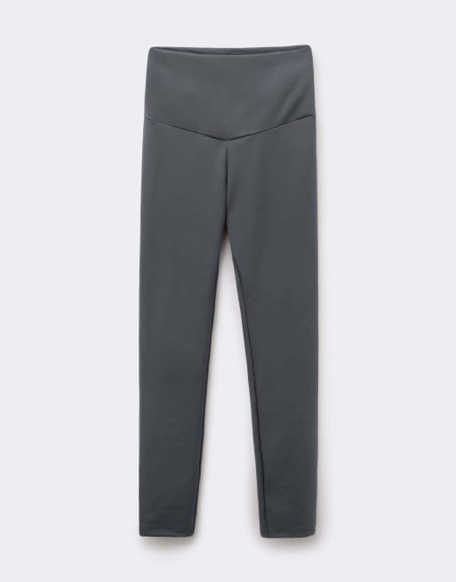 Tezenis Shaping leggings in grey suede, 5 of 5