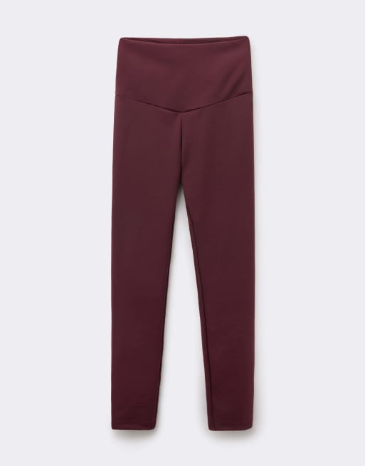 Tezenis Shaping leggings in precious ruby, 5 of 5