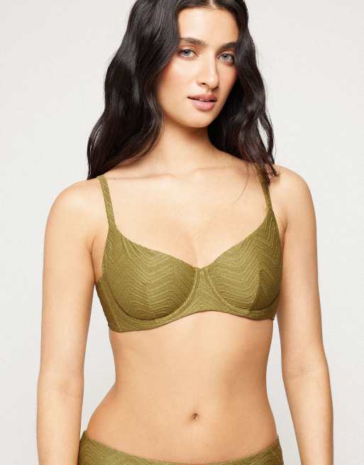 Tezenis Sparkling touch verde oliva in olive green, 5 of 6