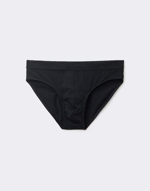 Tezenis Stretch cotton briefs in black, 5 of 6