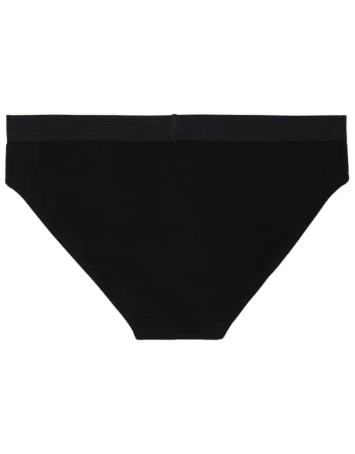 Tezenis Stretch cotton briefs in black, 6 of 6