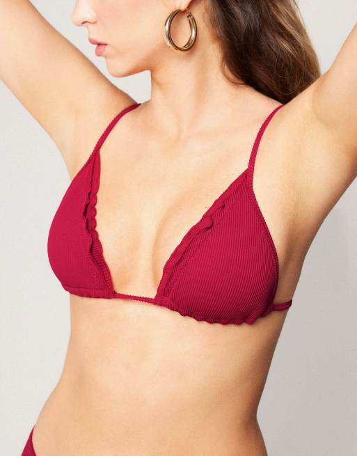 Tezenis sunny days bikini top in red babylon, 5 of 6