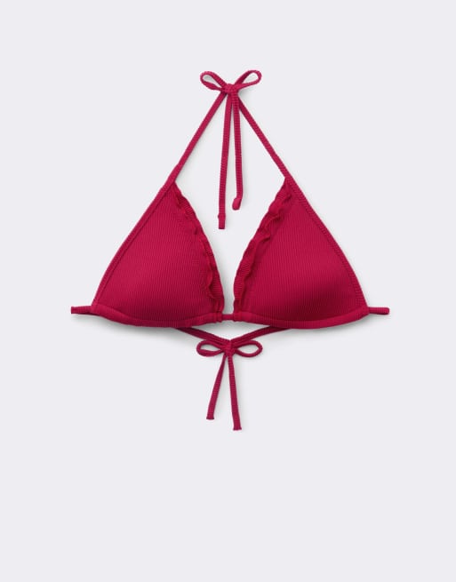 Tezenis sunny days bikini top in red babylon, 6 of 6