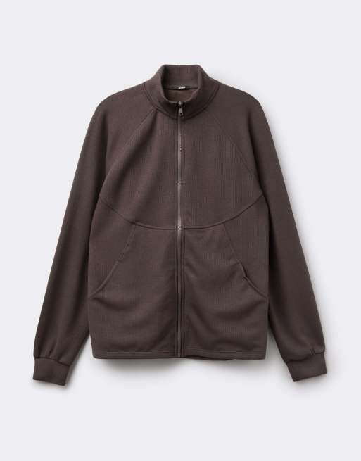 Tezenis Superior softness sweatshirt in chocolate, 5 of 5