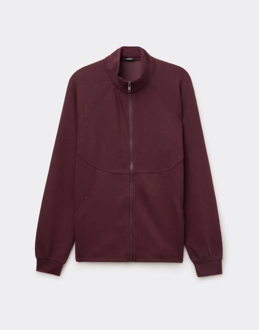 Tezenis Superior softness sweatshirt in precious ruby, 5 of 5