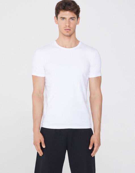 Tezenis Thermal cotton shirt in white - view 1