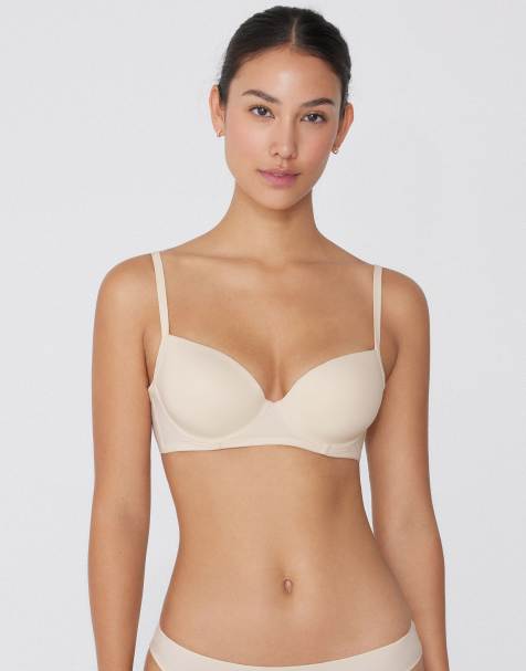 Tezenis Wien microfibre balconette bra in ivory - view 1