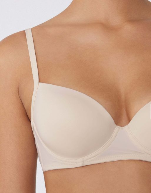 Tezenis Wien microfibre balconette bra in ivory, 3 of 6