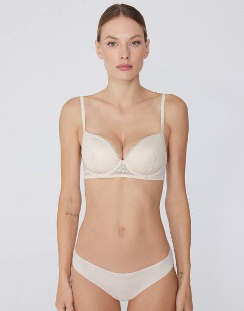 Tezenis Wien slightly padded bra in ivory - view 1