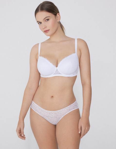 Tezenis Wien slightly padded bra in white - view 1
