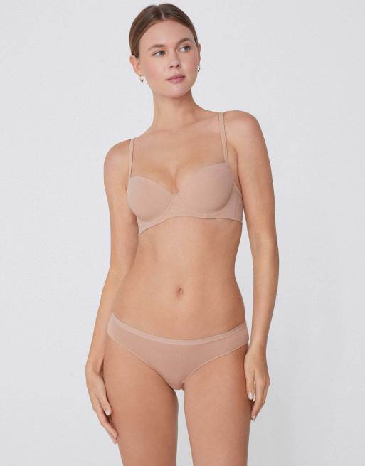 Tezenis Women’s cotton knickers in beige, 4 of 6