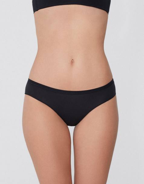 Tezenis Women’s cotton knickers in black - view 1
