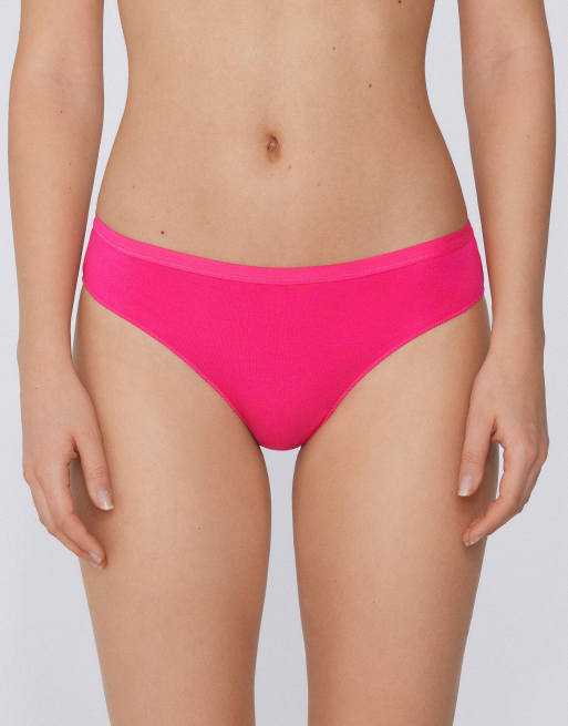 Tezenis Women’s cotton knickers in bright fuchsia