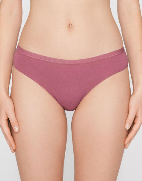 Tezenis Women’s cotton knickers in cameo pink - view 1