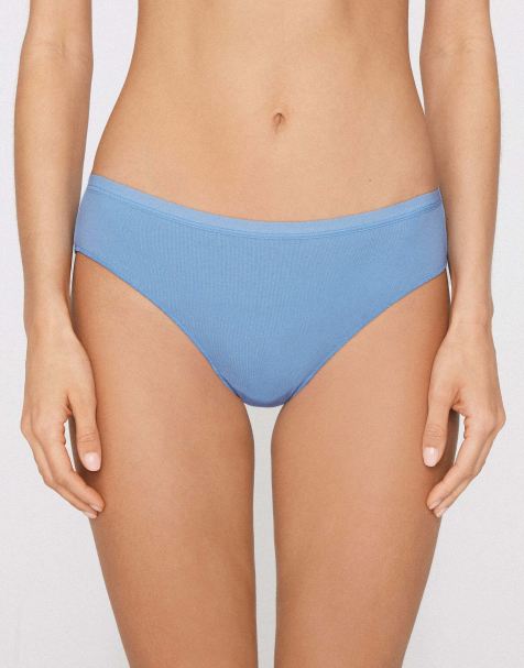 Tezenis Women’s cotton knickers in delicate blue - view 1
