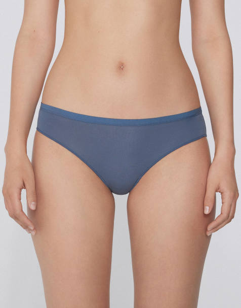 Tezenis Women’s cotton knickers in galactic blue - view 1