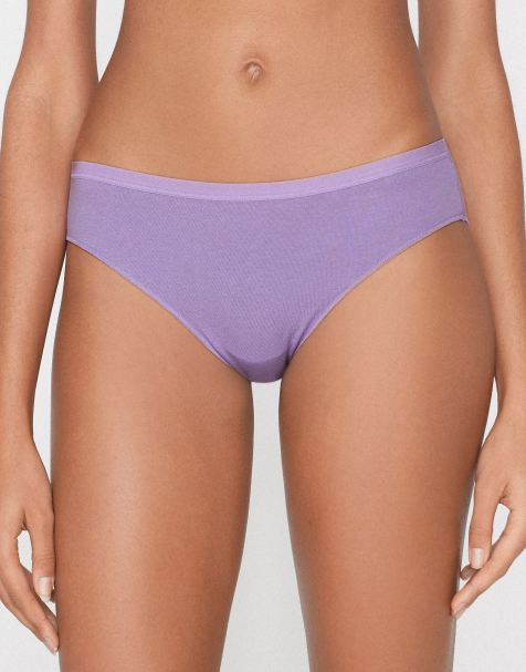 Tezenis Women’s cotton knickers in lavander - view 1
