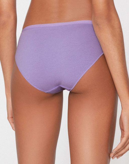 Tezenis Women’s cotton knickers in lavander, 2 of 5