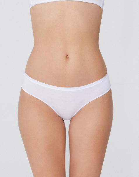 Tezenis Women’s cotton knickers in white - view 1
