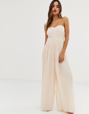 blush wide leg jumpsuit