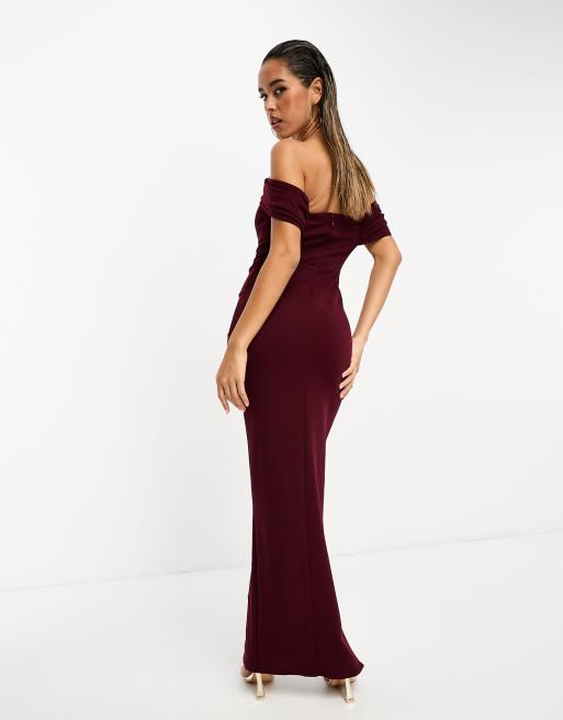 Tfnc bardot maxi clearance bridesmaid