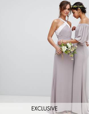 asos bridesmaid dresses grey
