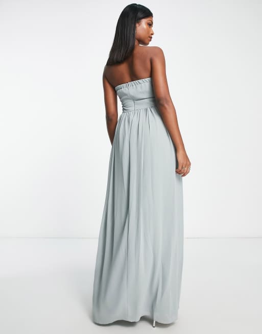 Tfnc bandeau clearance maxi bridesmaid dress