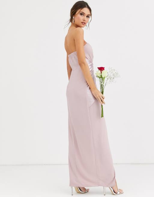 Tfnc bandeau hotsell maxi bridesmaid dress