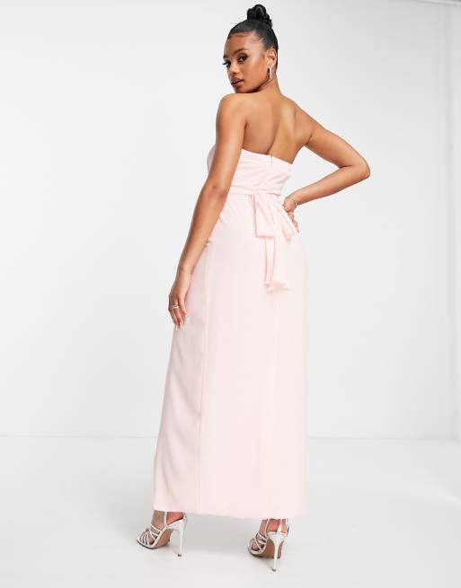 Tfnc bandeau clearance maxi bridesmaid dress