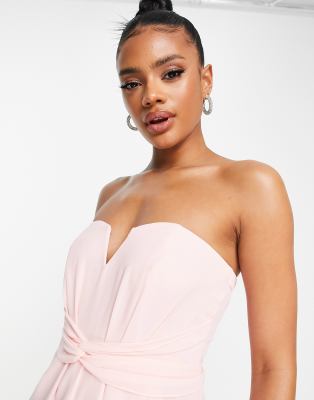 Tfnc bandeau 2024 maxi bridesmaid dress