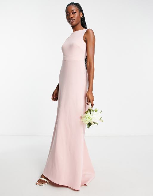 Asos dusky cheap pink bridesmaid dress