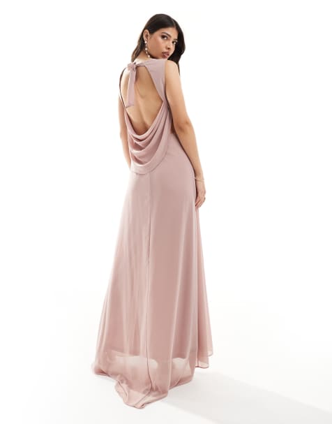 Asos dusty pink bridesmaid dress online