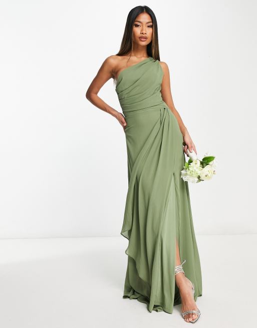 Sage 2024 chiffon dress