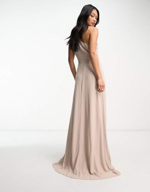 Tfnc 2025 taupe dress