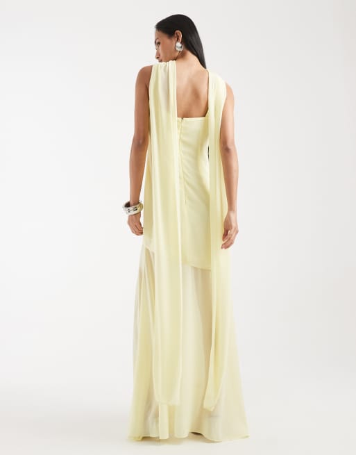tfnc chiffon maxi dress TFNC chiffon maxi dress with tiered hem in floral print