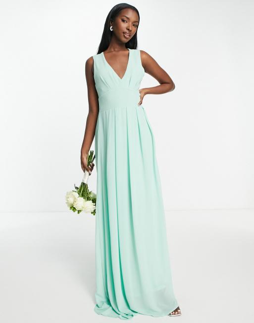 Tfnc pleated 2024 bridesmaid dress