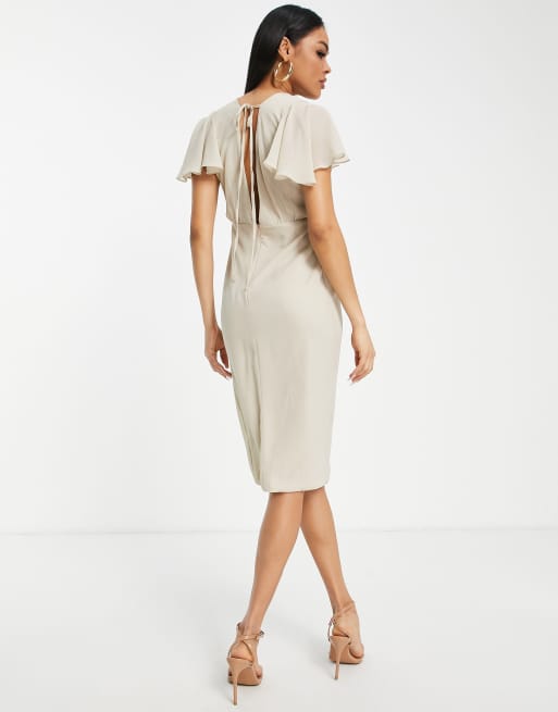 elite bridesmaid dresses Abbie Dress in Blush
