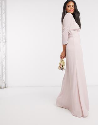 maxi dress with kimono