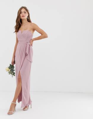 asos strapless dress