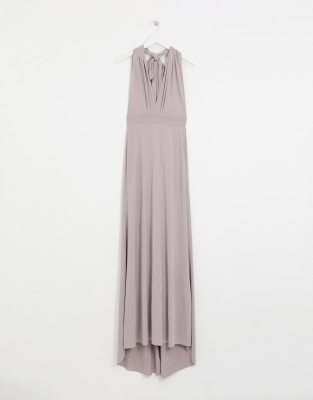 asos grey maxi dress