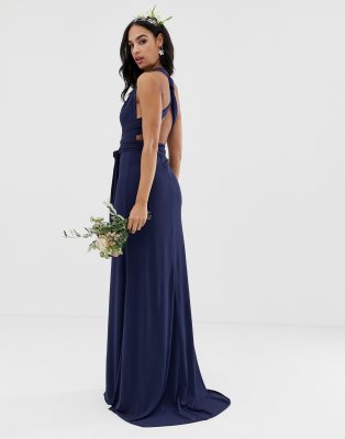 asos bridesmaid navy