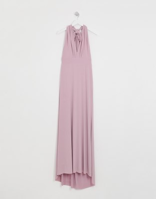 multiway maxi dress pink