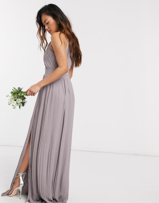 Tfnc grey best sale bridesmaid dress