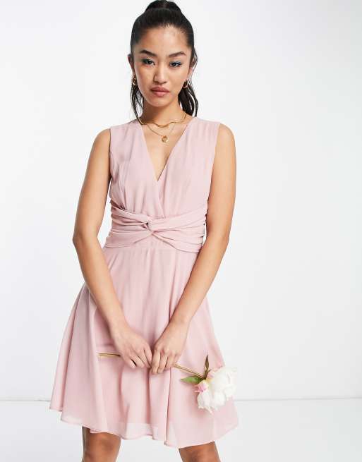 Dusty pink 2024 dress asos