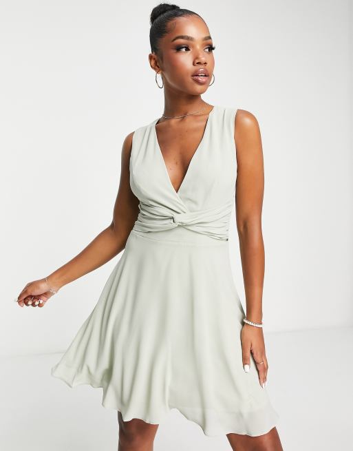 Tfnc sage store green bridesmaid dress