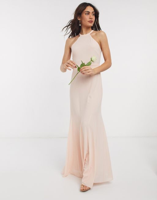 Tfnc high outlet neck maxi dress